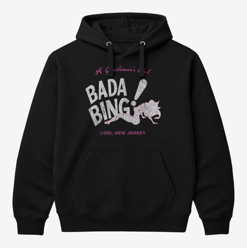 Polerón Canguro Negro de Bada bing