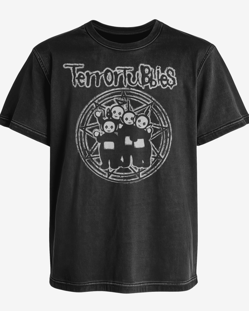 Polera desgastada TerrorTubies