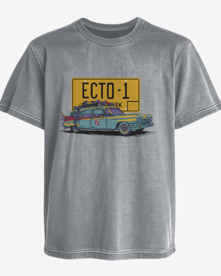 Polera desgastada Gris Melange de Ecto 01 2