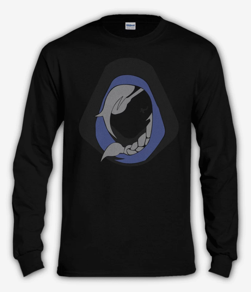 Polera manga larga Negro de Ana
