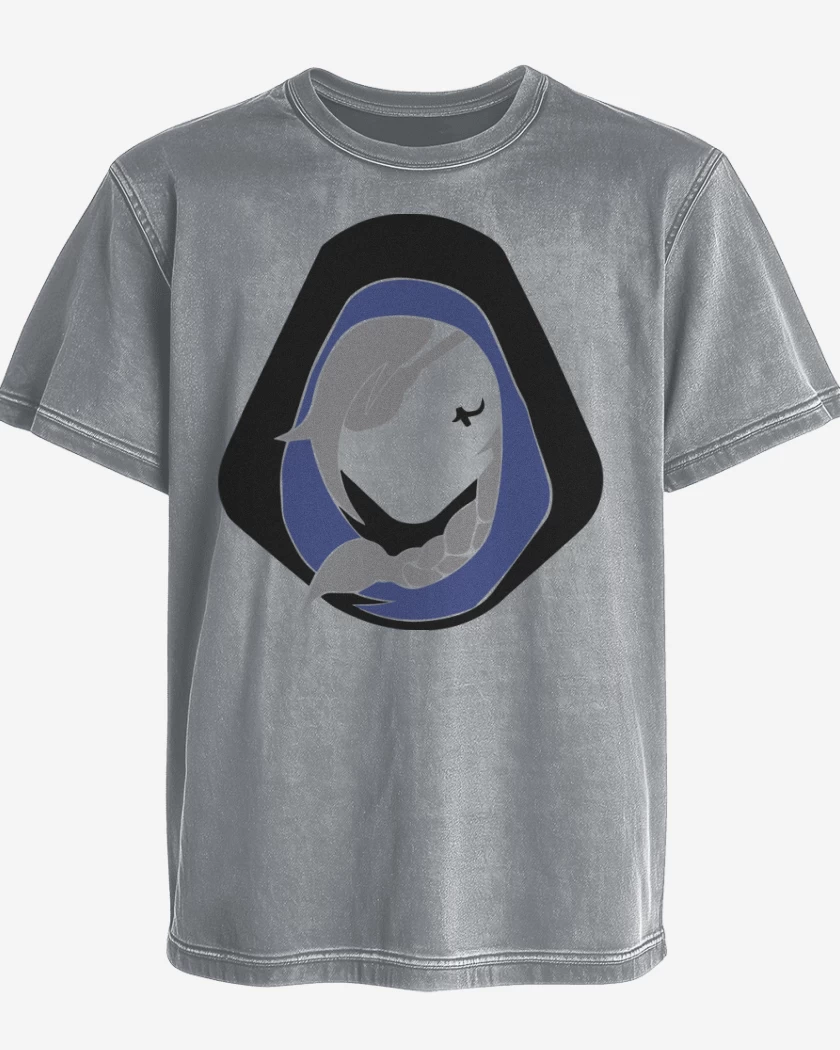 Polera desgastada Gris Melange de Ana