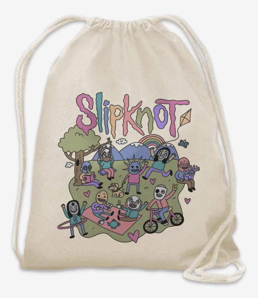Mochila Blanco de Happy Slipknot 