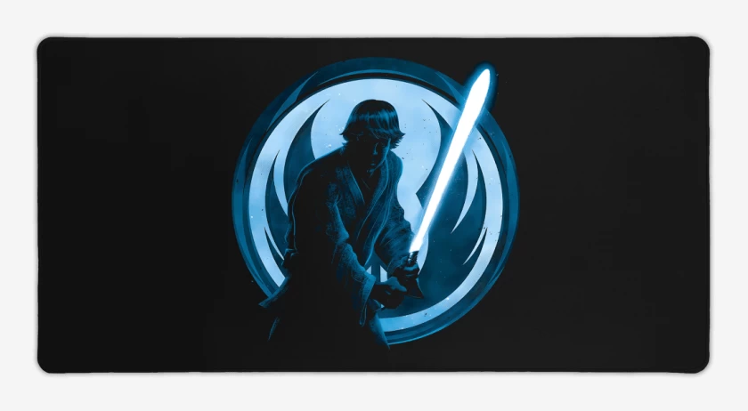 Mouse pad Gamer Negro de El Jedi