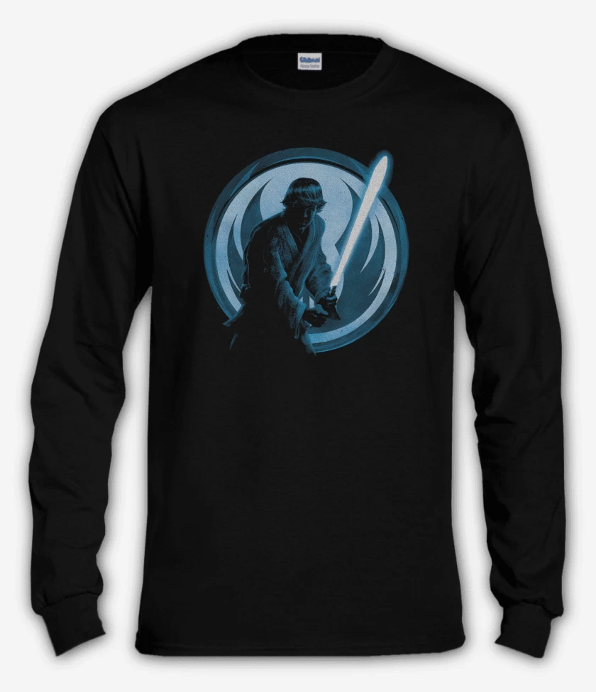 Polera manga larga Negro de El Jedi