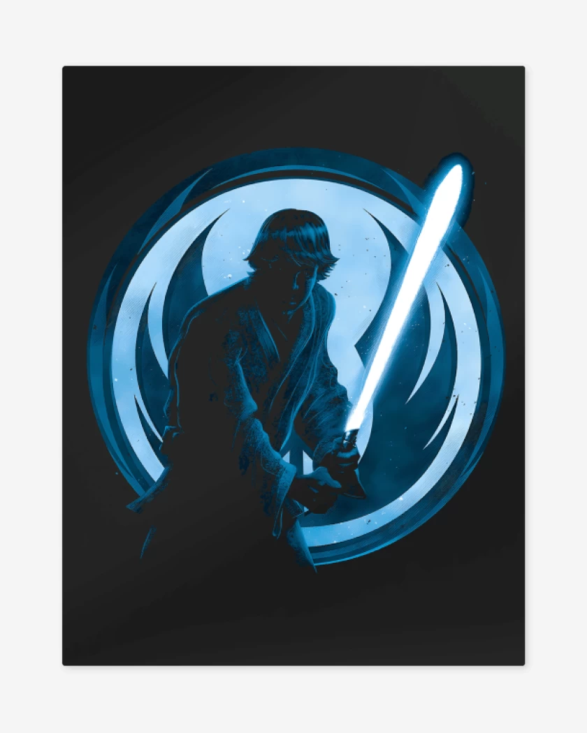 Print metalico Negro de El Jedi