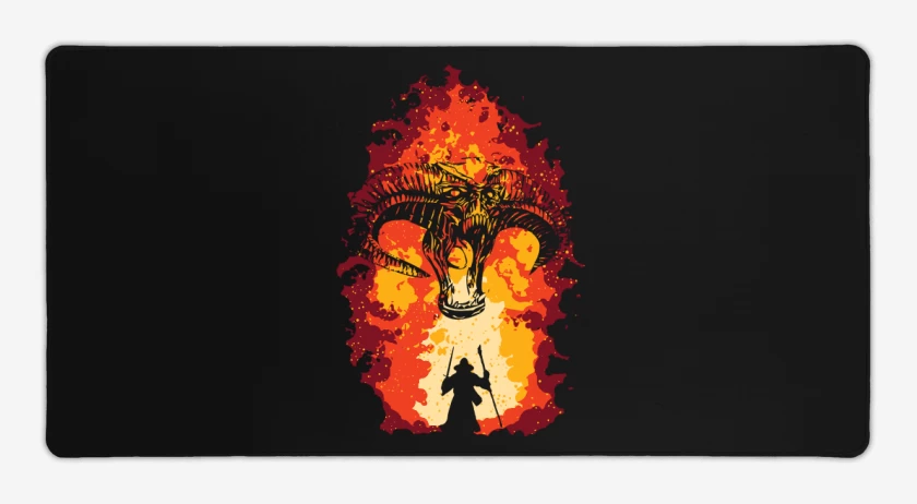Mouse pad Gamer Gandalf vs Balrog
