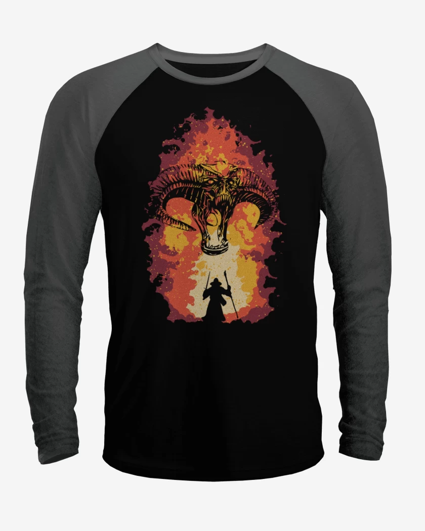 Polera Raglan Gandalf vs Balrog