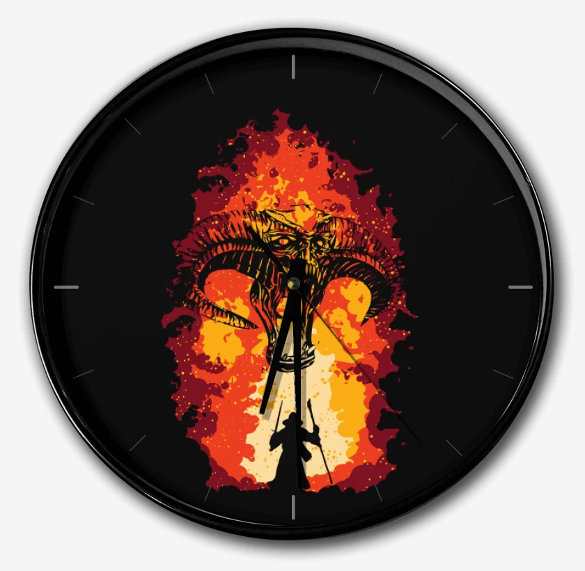 Reloj Negro de Gandalf vs Balrog