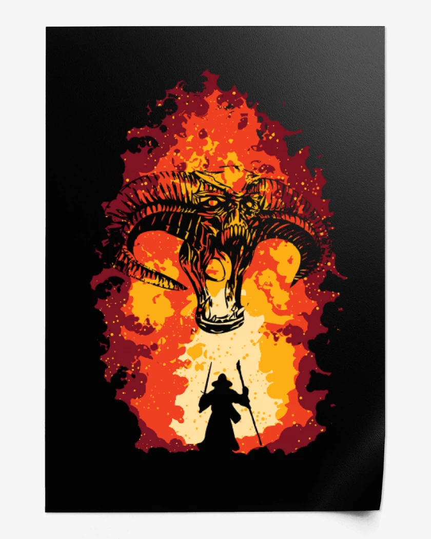 Print Gandalf vs Balrog