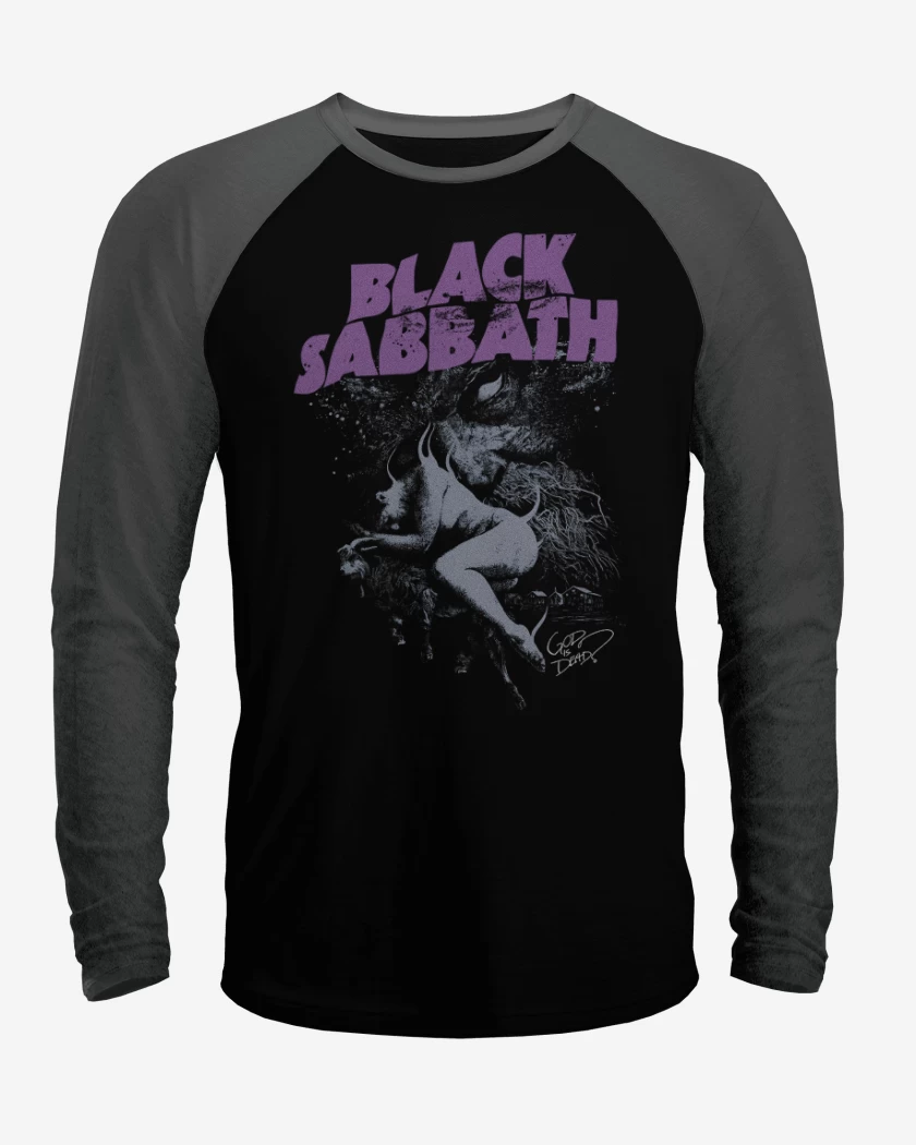 Polera Raglan God is dead