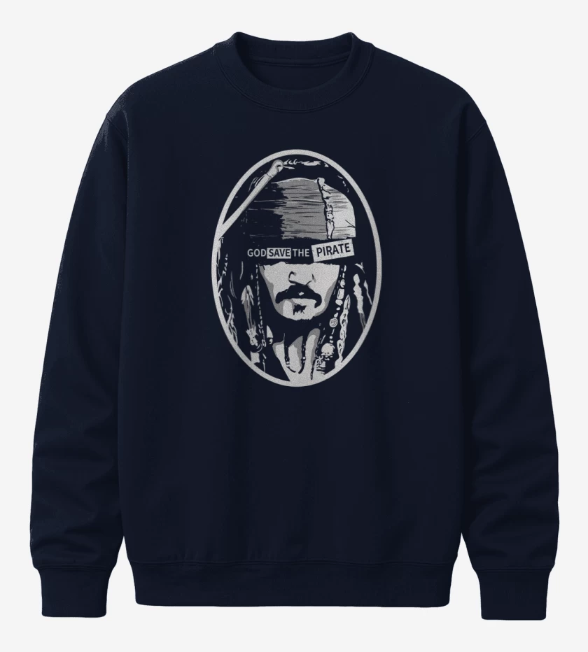 Poleron polo God save the pirate