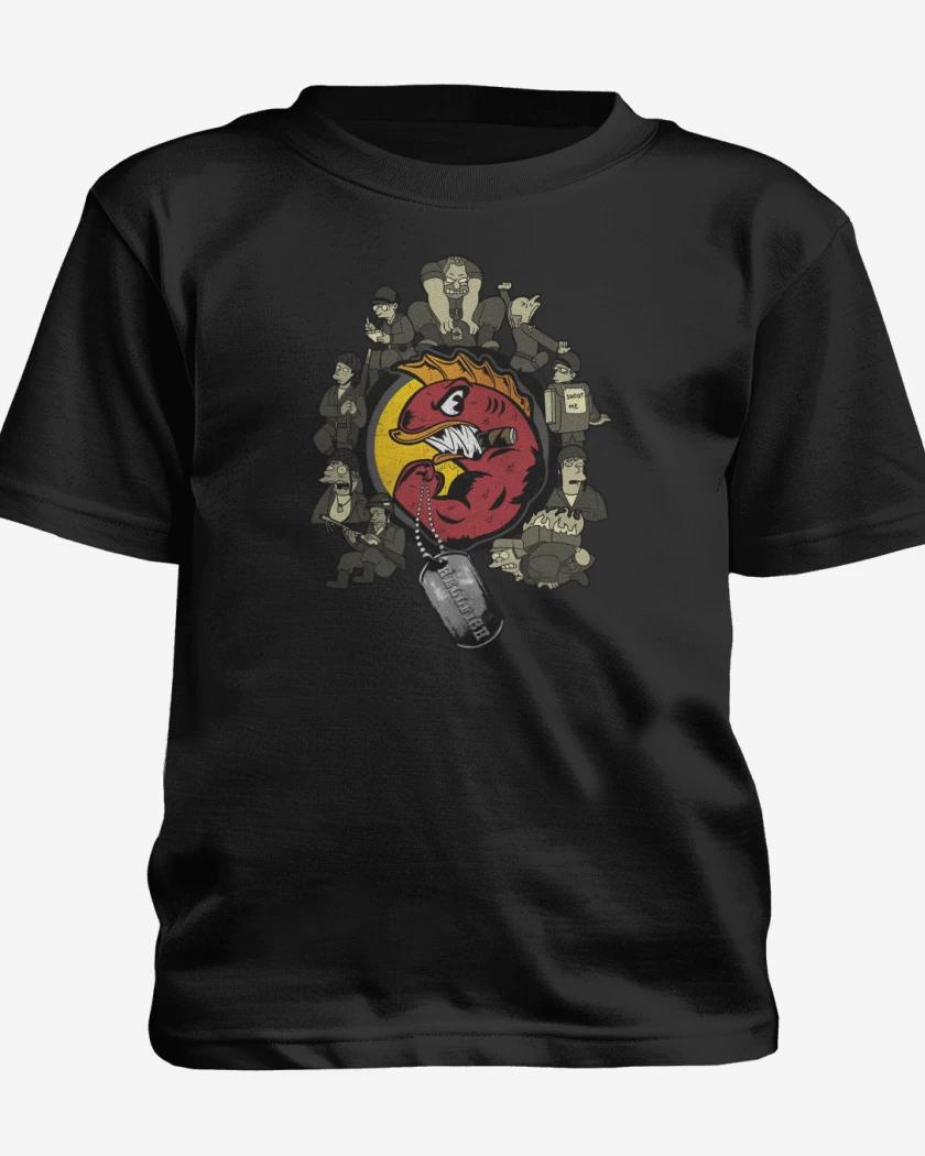 Polera de niño Negro de Hellfish