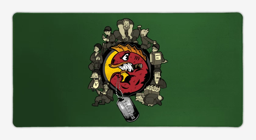 Mouse pad Gamer Verde jade de Hellfish