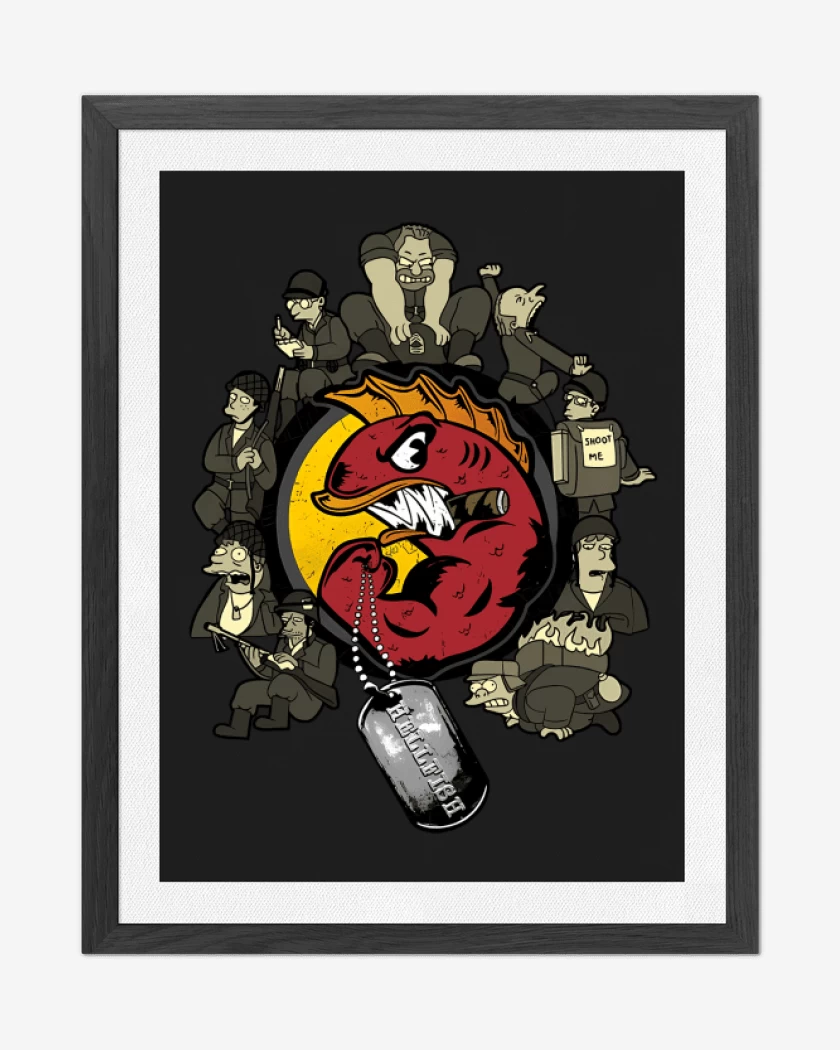Cuadro decorativo Negro de Hellfish