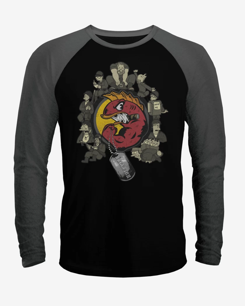 Polera Raglan Hellfish