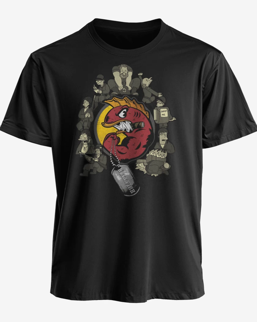 Polera premium Negro de Hellfish