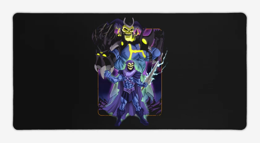 Mouse pad Gamer Negro de Gigante de Huesos