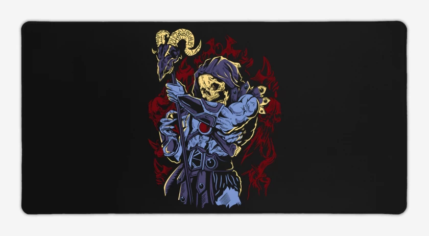 Mouse pad Gamer Esqueleto del Mal