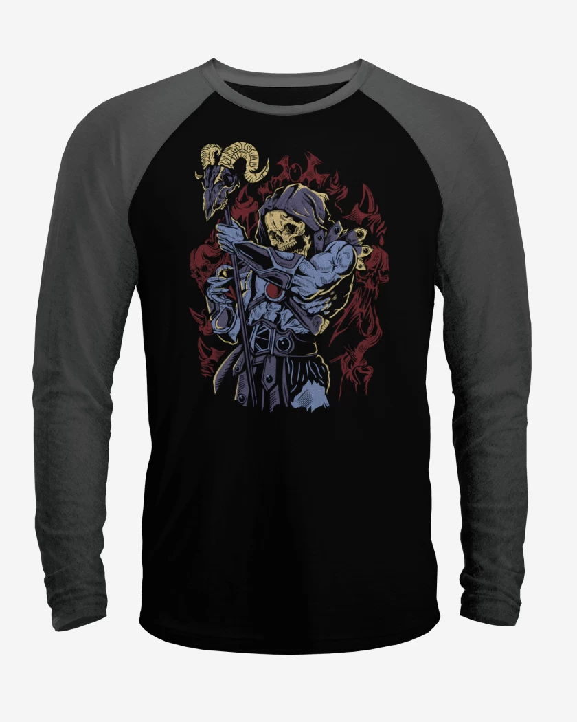Polera Raglan Esqueleto del Mal