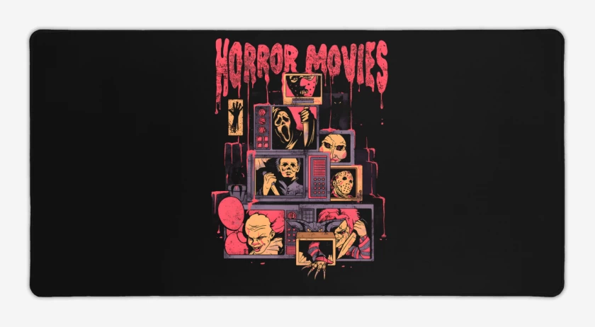 Mouse pad Gamer Horror movies
