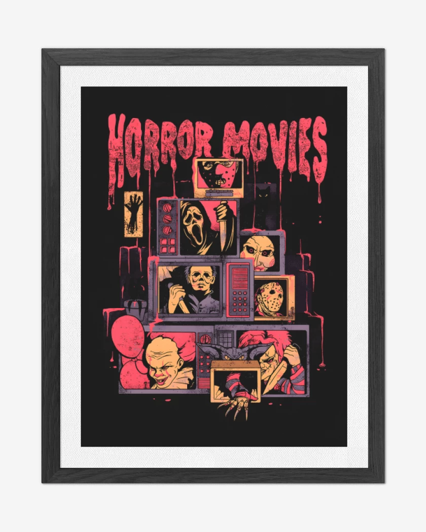 Cuadro decorativo Horror movies