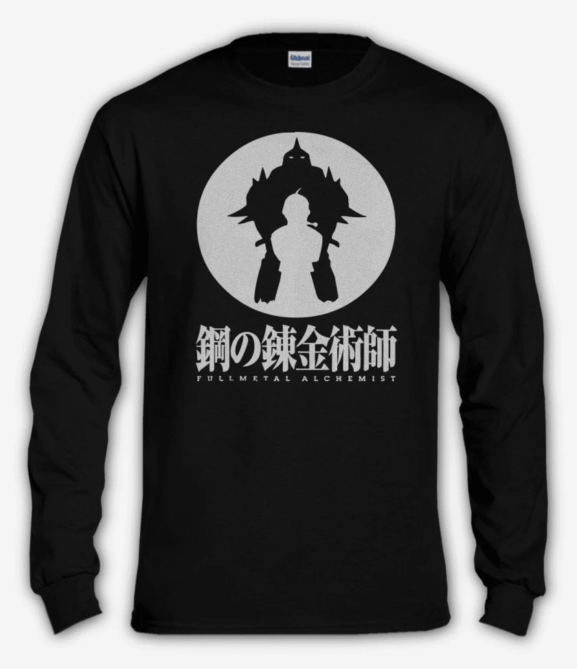Polera manga larga Negro de FMA