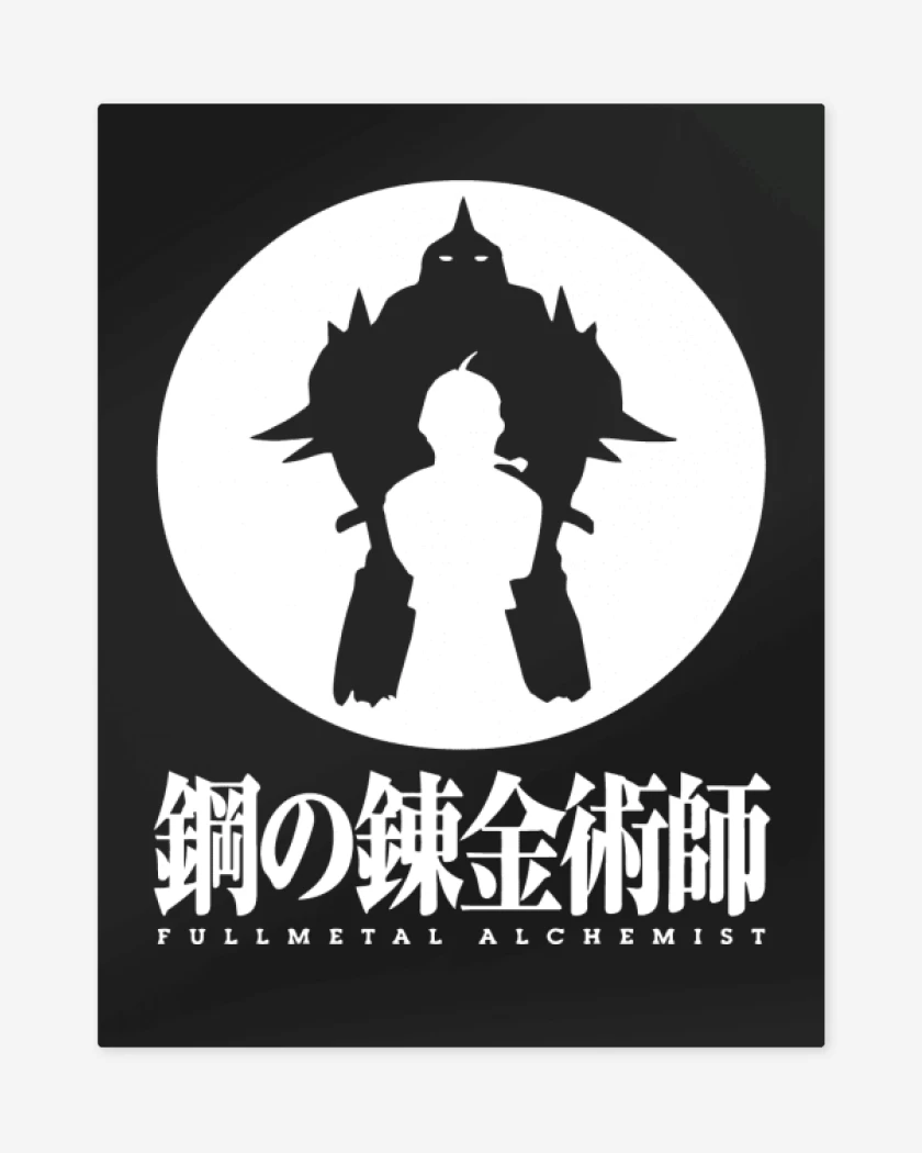 Print metalico Negro de FMA