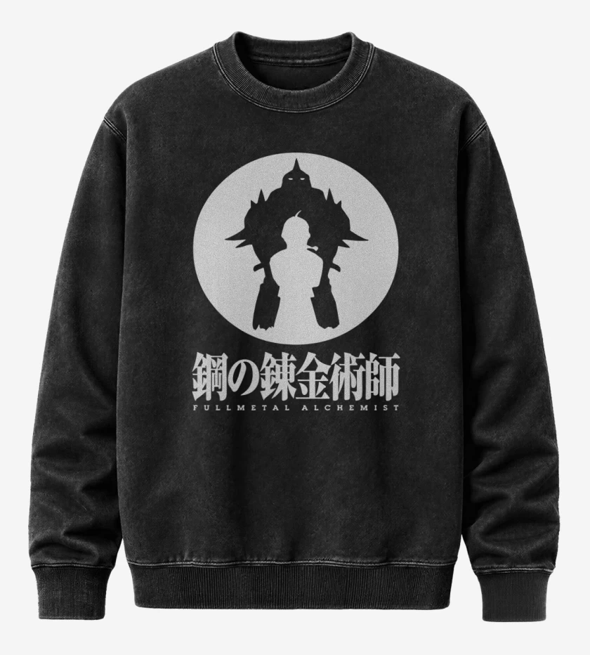 Poleron Polo Acid Wash Negro de FMA