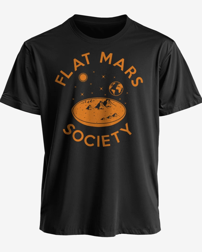 Polera premium Negro de Flat mars society