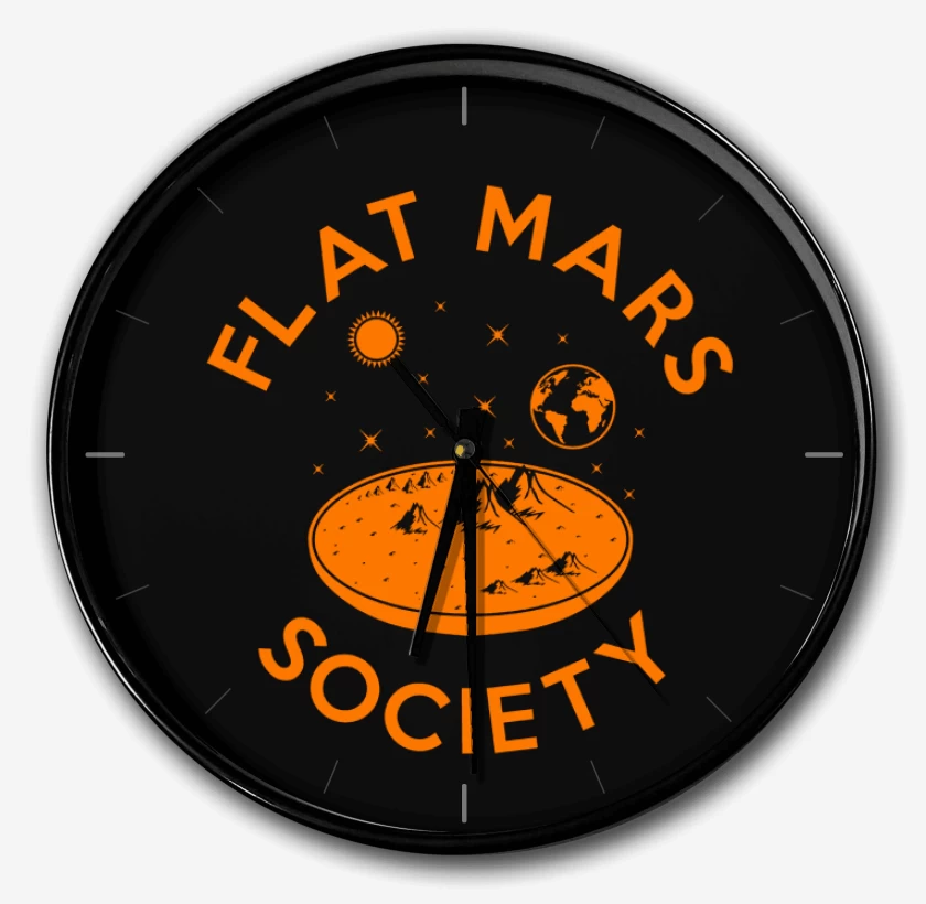 Reloj Negro de Flat mars society