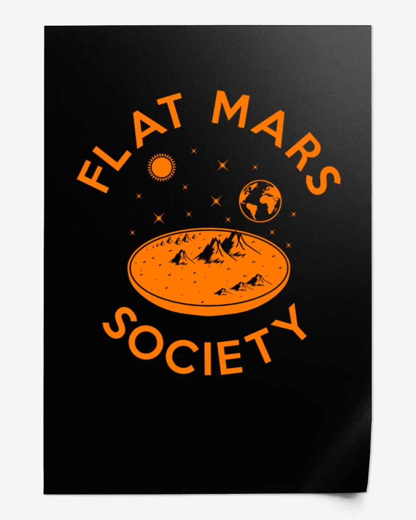 Print Flat mars society