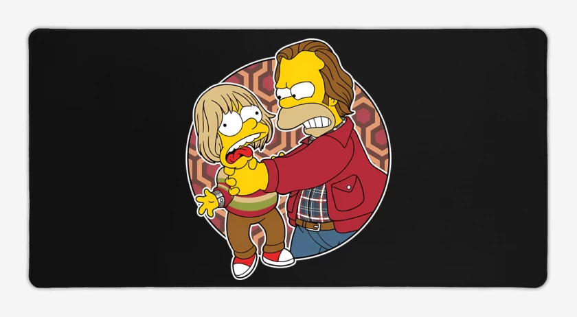 Mouse pad Gamer Negro de Maldito Danny Torrance