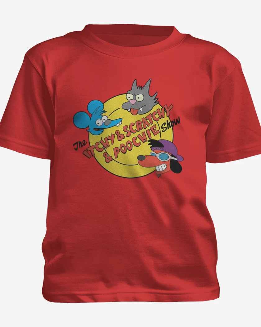 Polera de niño Rojo de El Show de Tomy & Daly & Poochie