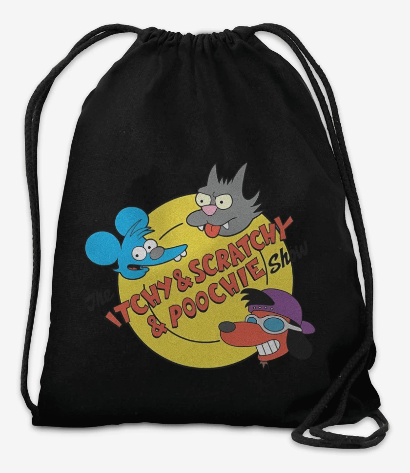Mochila Negro de El Show de Tomy & Daly & Poochie