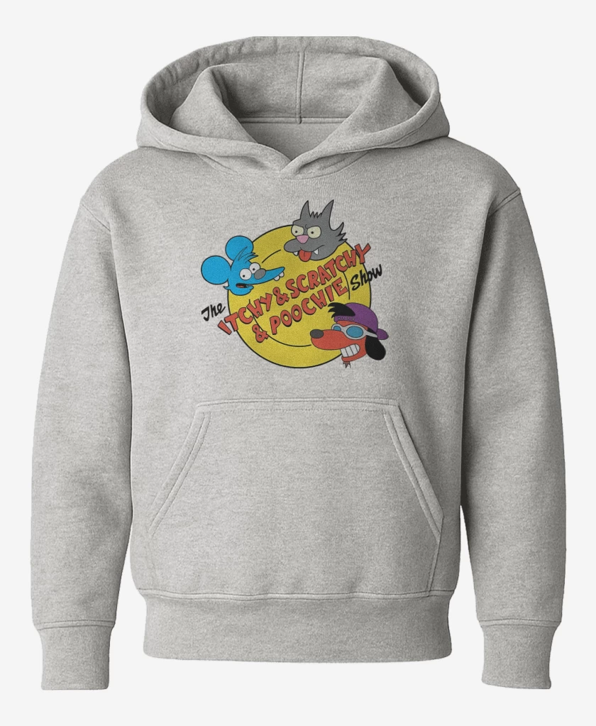Poleron de niño Gris Melange de El Show de Tomy & Daly & Poochie
