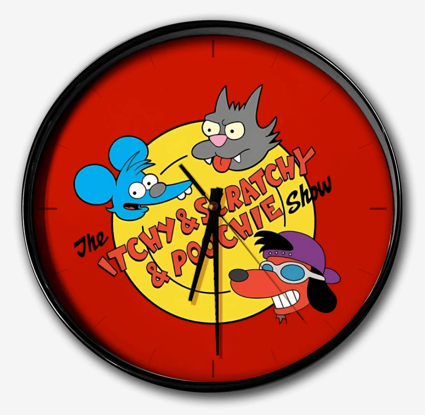 Reloj Rojo de El Show de Tomy & Daly & Poochie