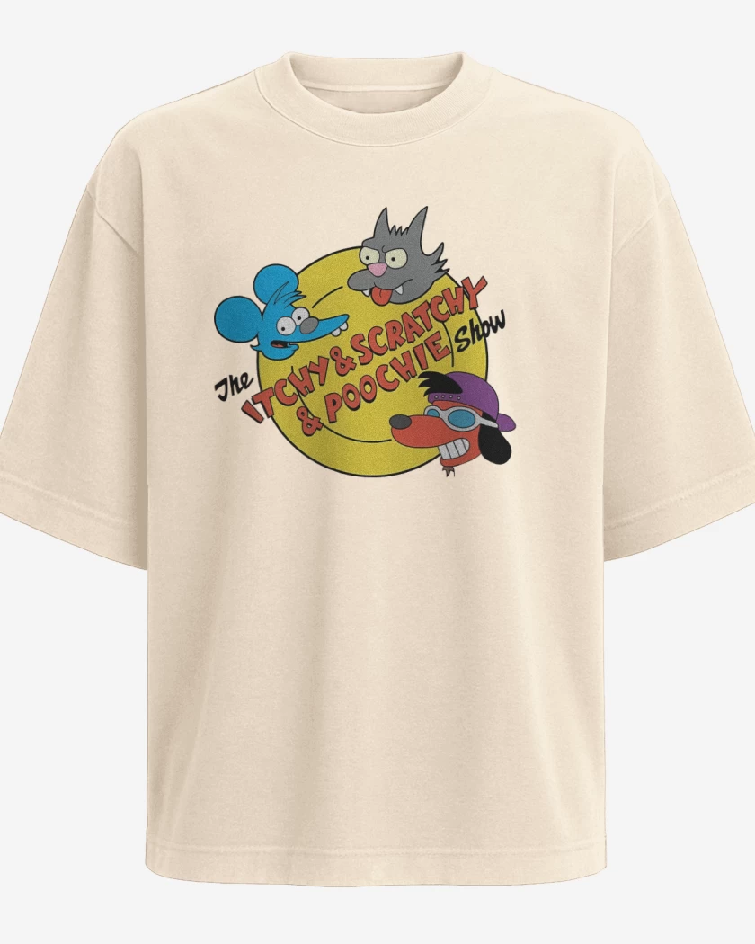Polera Oversize El Show de Tomy & Daly & Poochie