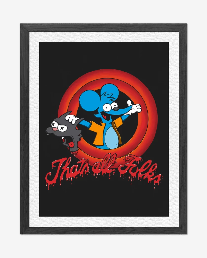 Cuadro decorativo Thats All Folks