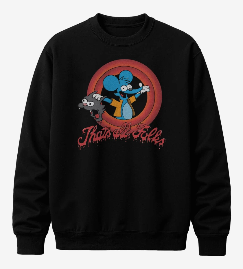 Poleron polo Negro de Thats All Folks
