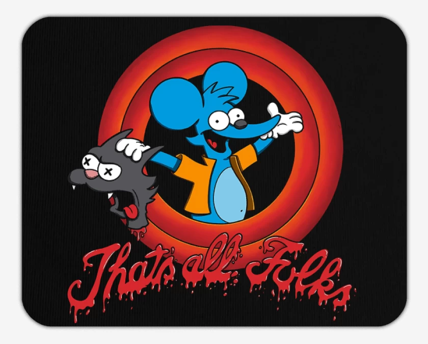 Mousepad Thats All Folks