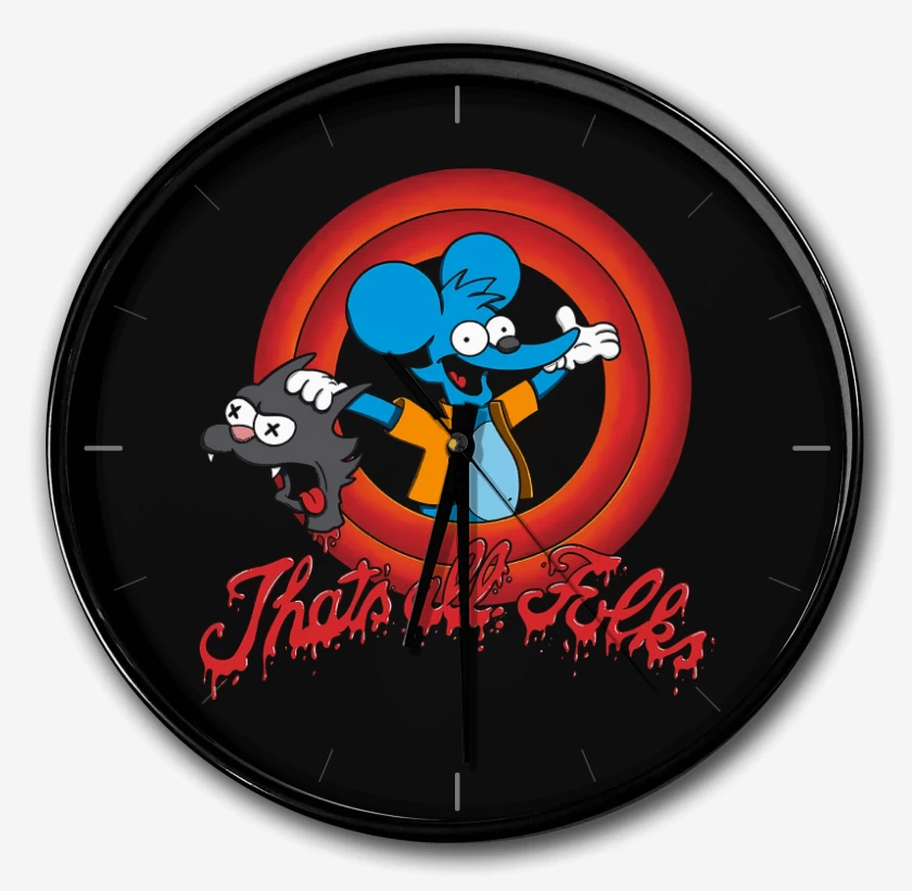 Reloj Negro de Thats All Folks