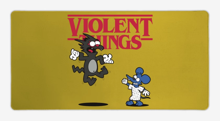 Mouse pad Gamer Amarillo de Violent Things