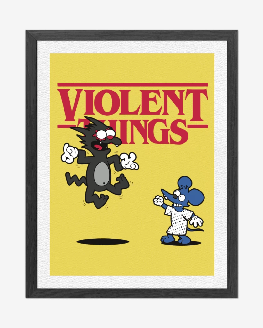 Cuadro decorativo Amarillo de Violent Things