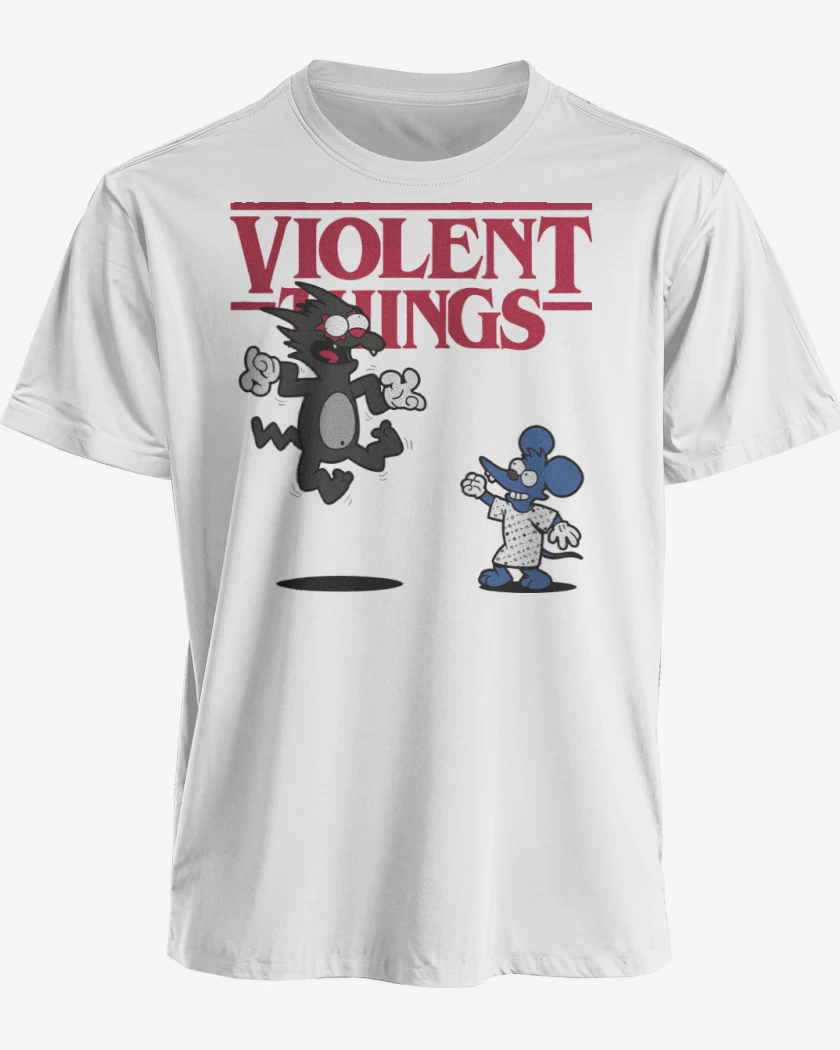 Polera premium Blanco de Violent Things