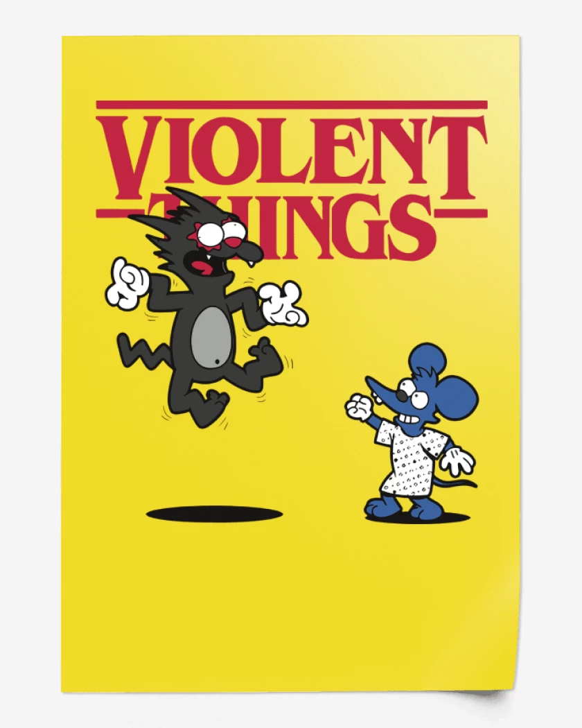 Print Amarillo de Violent Things