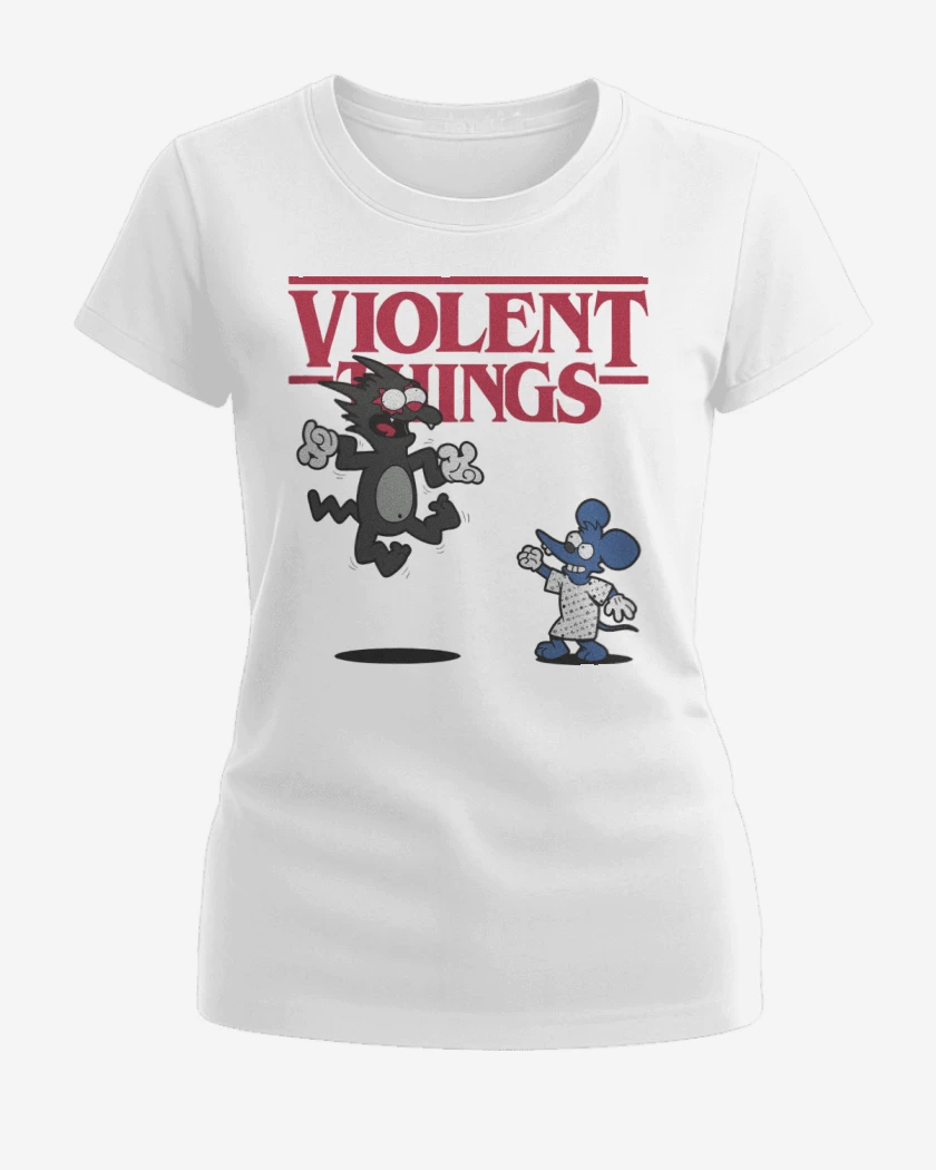 Polera de Mujer Blanco de Violent Things