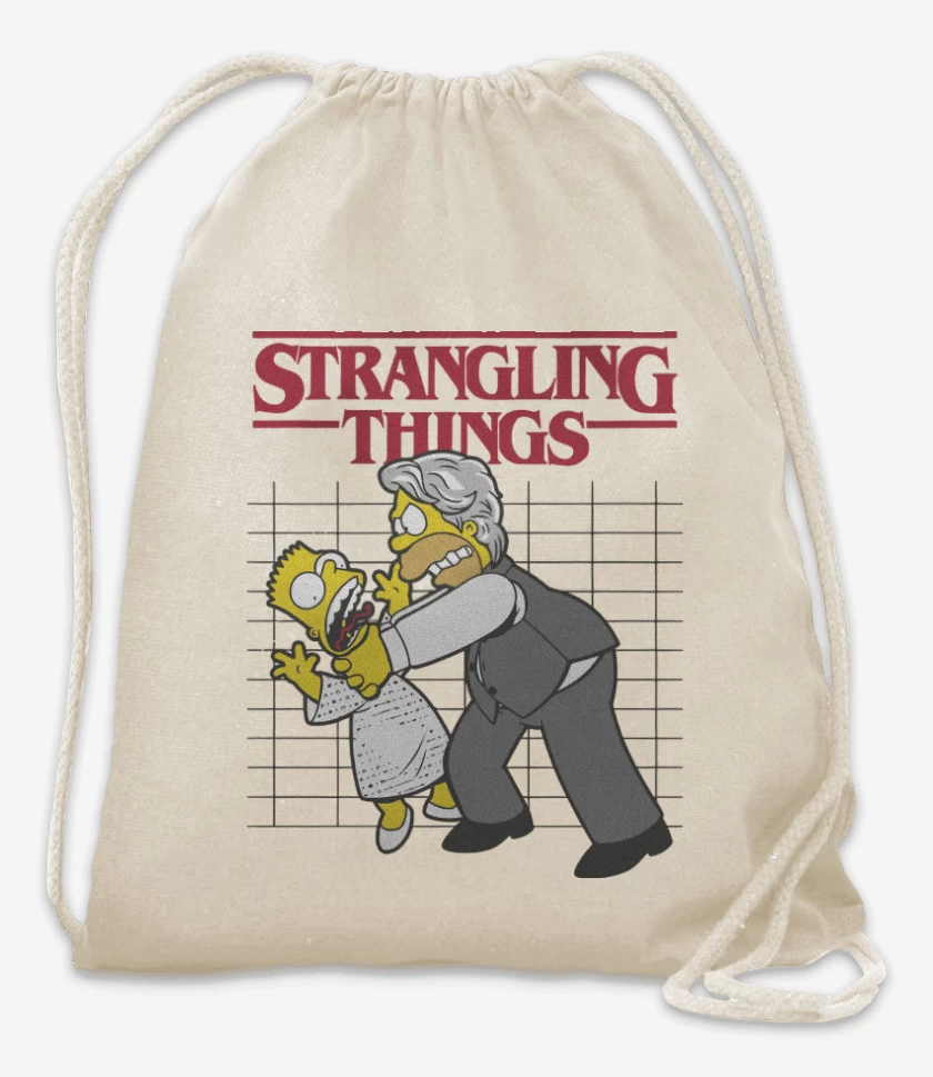 Mochila Blanco de Strangling Things