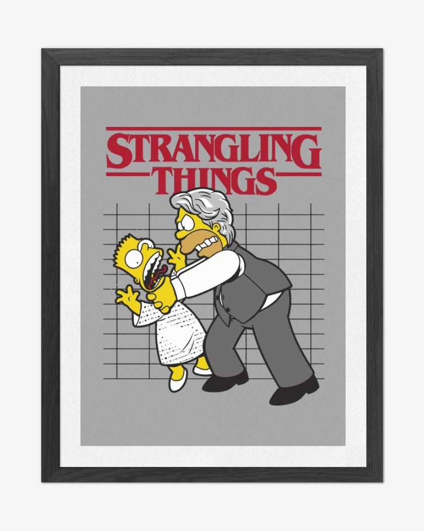Cuadro decorativo Gris Melange de Strangling Things
