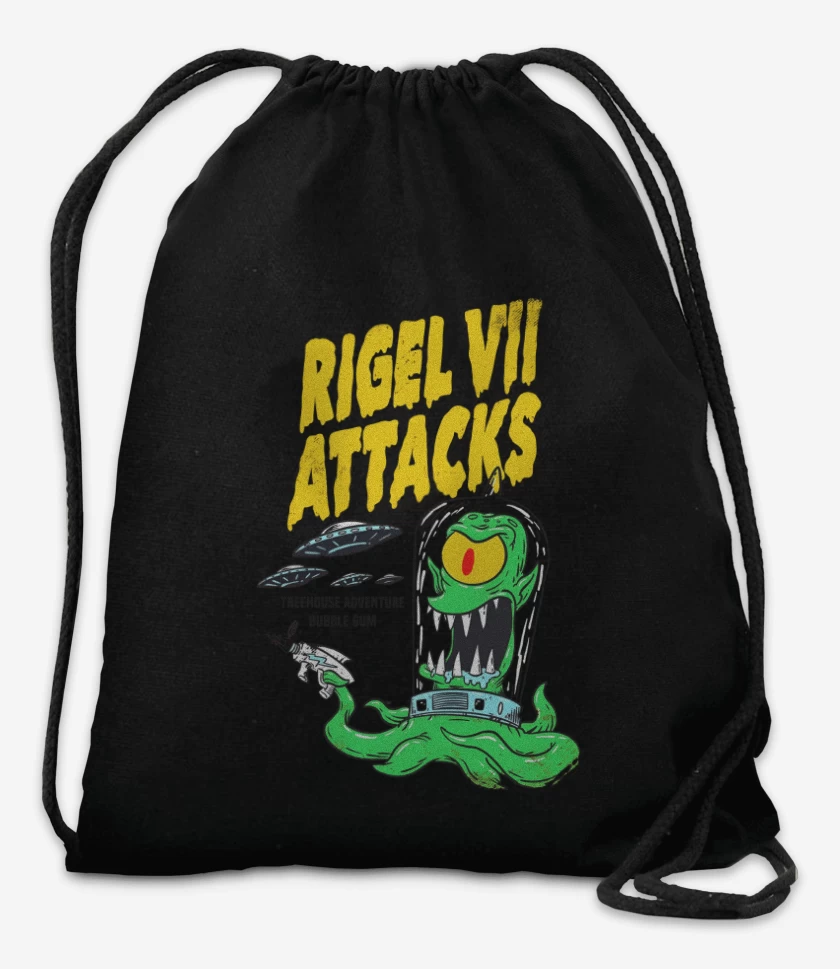 Mochila Negro de Rigel VII Attacks