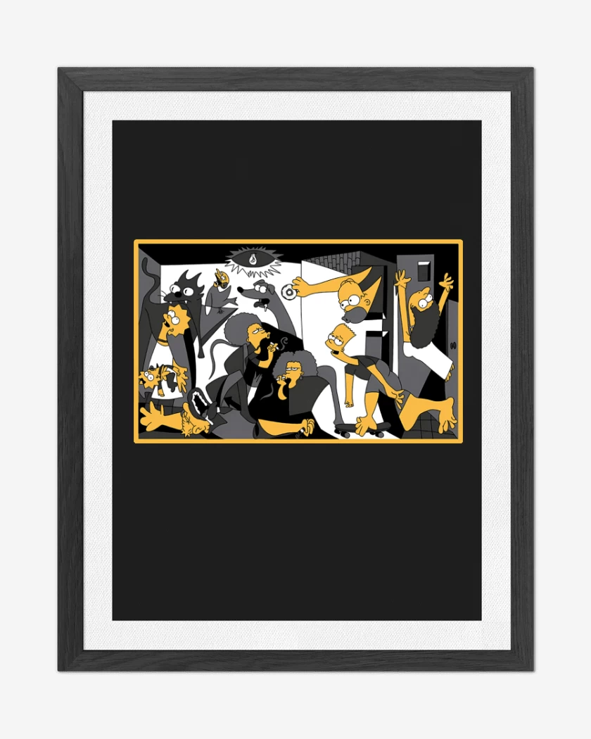 Cuadro decorativo Negro de Los Piccasons